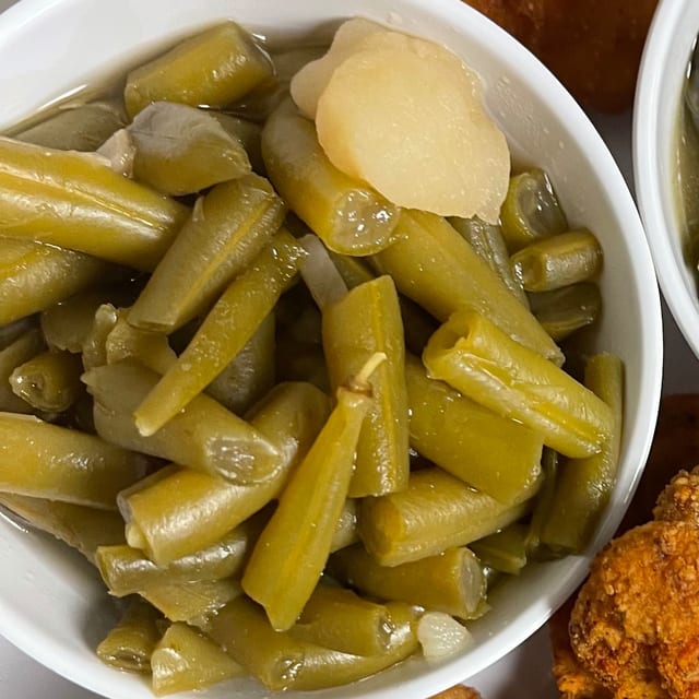GREEN BEANS.