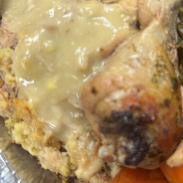 CHICKEN AND DRESSING.