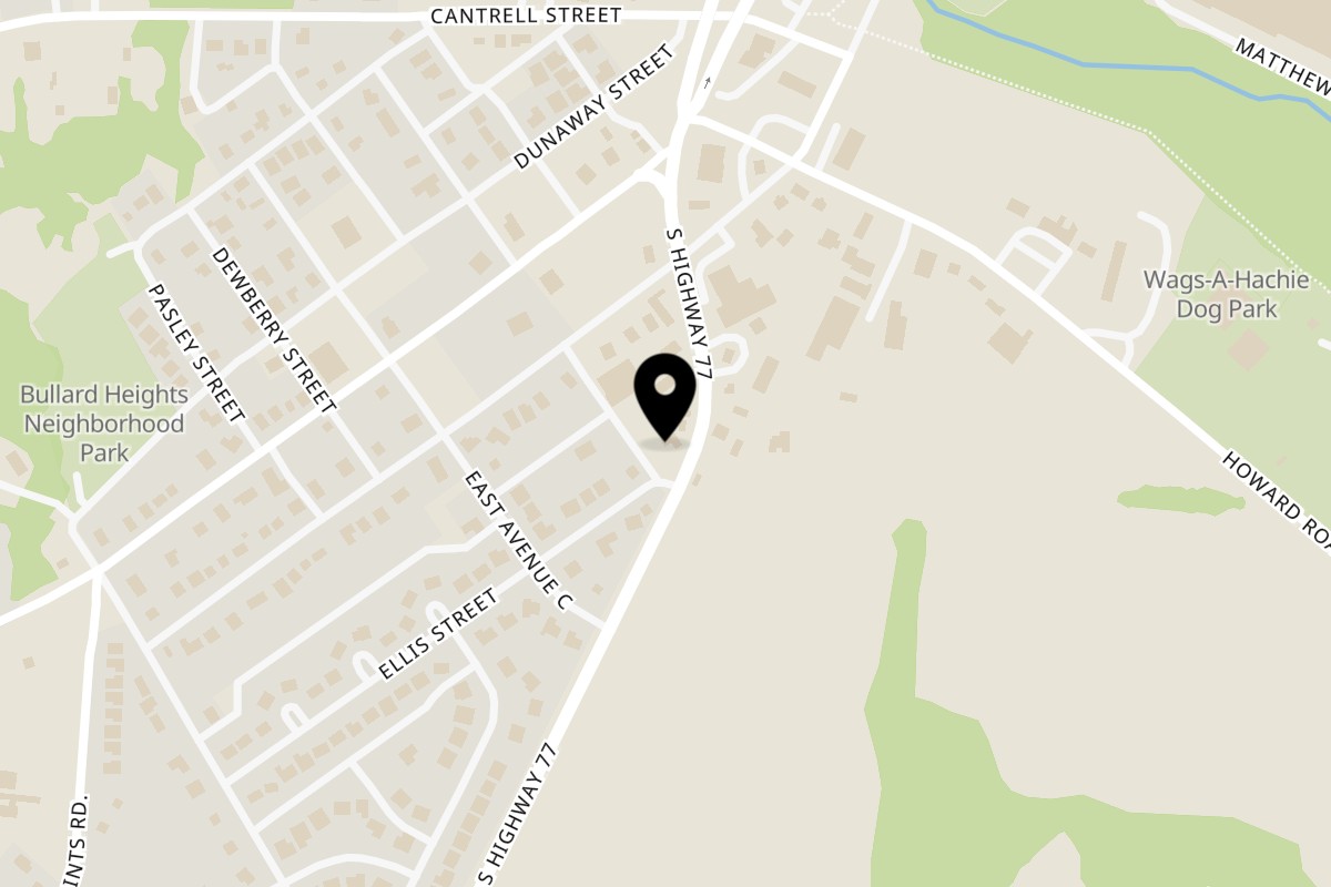 Map showing the location of IDA MAE’S Waxahachie on 220 S Hwy 77 in Waxahachie